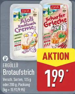 Aldi Nord ERGÜLLÜ Brotaufstrich Angebot
