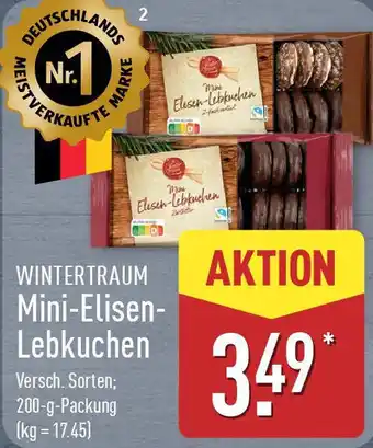 Aldi Nord WINTERTRAUM Mini-Elisen- Lebkuchen Angebot