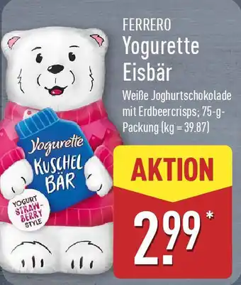 Aldi Nord FERRERO Yogurette Eisbär Angebot