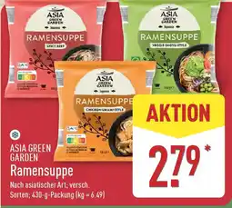 Aldi Nord ASIA GREEN GARDEN Ramensuppe Angebot