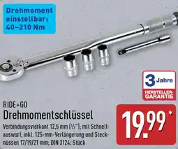 Aldi Nord RIDE+GO Drehmomentschlüssel Angebot