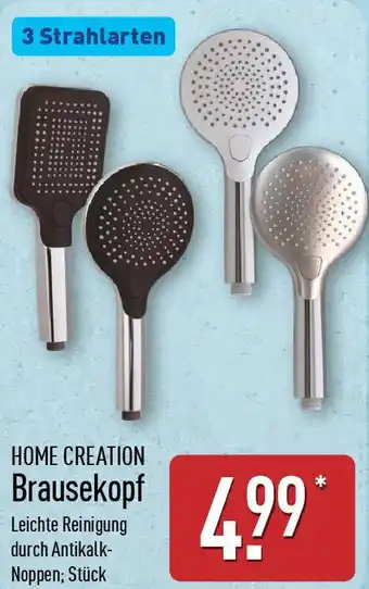 Aldi Nord HOME CREATION Brausekopf Angebot