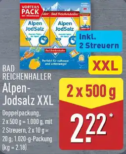 Aldi Nord BAD REICHENHALLER Alpen- Jodsalz XXL Angebot