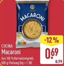 Aldi Nord CUCINA Macaroni Angebot