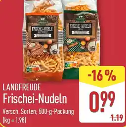 Aldi Nord LANDFREUDE Frischei-Nudeln Angebot