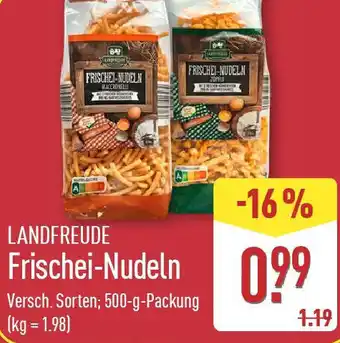 Aldi Nord LANDFREUDE Frischei-Nudeln Angebot