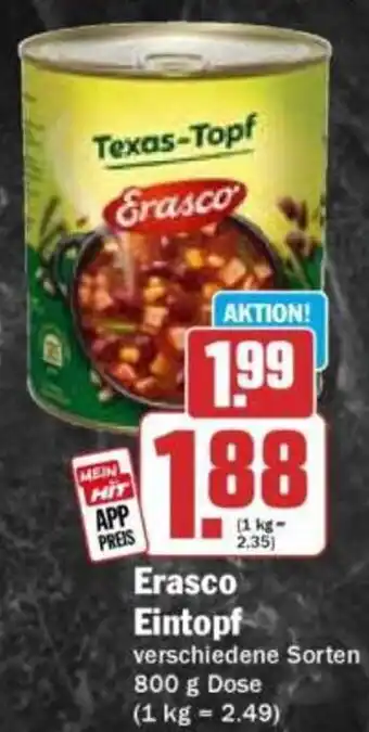 HIT Erasco Eintopf Angebot