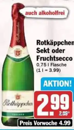 HIT Rotkäppchen Sekt oder Fruchtsecco Angebot