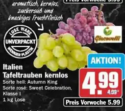 HIT Italien Tafeltrauben kernlos Angebot