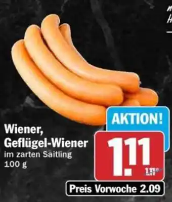 HIT Wiener, Geflügel-Wiener Angebot