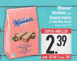 E-Center Manner Waffeln oder Snack minis Angebot