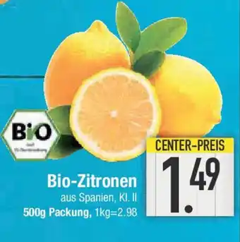 E-Center Bio-Zitronen Angebot
