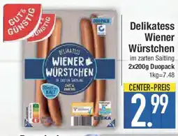 E-Center GUT & GUNSTIG Delikatess Wiener Würstchen Angebot