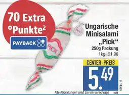 E-Center Ungarische Minisalami ,,Pick" Angebot