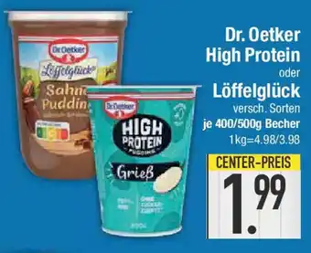E-Center Dr. Oetker High Protein oder Löffelglück Angebot