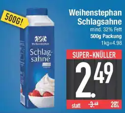 E-Center Weihenstephan Schlagsahne Angebot