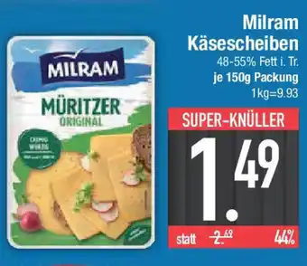 E-Center Milram Käsescheiben Angebot