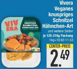 E-Center Vivera Veganes knuspriges Schnitzel Hähnchen-Art Angebot