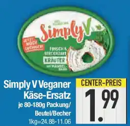 E-Center Simply V Veganer Käse-Ersatz Angebot