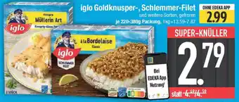 E-Center iglo Goldknusper-, Schlemmer-Filet Angebot