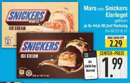E-Center Mars oder Snickers Eisriegel Angebot