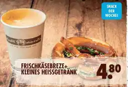 E-Center Frischkäsebreze+.. kleines heissgetränk Angebot