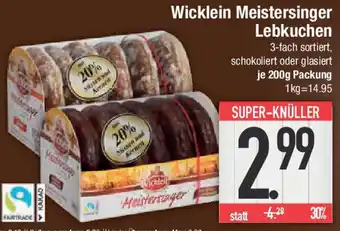 E-Center Wicklein Meistersinger Lebkuchen Angebot