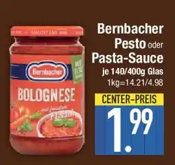 E-Center Bernbacher Pesto oder Pasta-Sauce Angebot