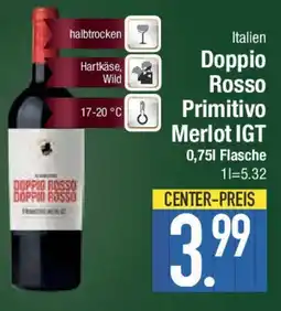 E-Center Italien Doppio Rosso Primitivo Merlot IGT Angebot