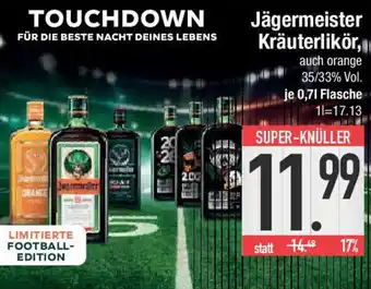 E-Center Jägermeister Kräuterlikör Angebot