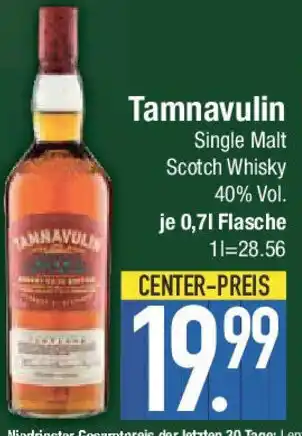 E-Center Tamnavulin Single Malt Scotch Whisky Angebot