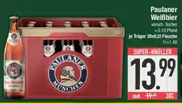 E-Center Paulaner Weißbier Angebot
