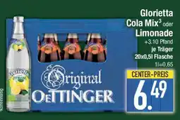 E-Center Glorietta Cola Mix oder Limonade Angebot