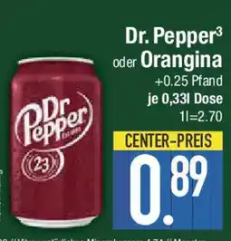 E-Center Dr. Pepper oder Orangina Angebot