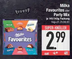 E-Center Milka Favourites oder Party Mix Angebot