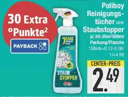 E-Center Poliboy Reinigungs- tücher oder Staubstopper Angebot