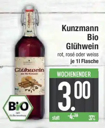E-Center Kunzmann Bio Glühwein Angebot