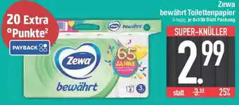 E-Center Zewa bewährt Toilettenpapier Angebot