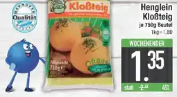 E-Center Henglein Kloẞteig Angebot