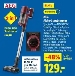 Lidl AEG Akku-Staubsauger Angebot