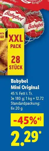 Lidl Babybel Mini Original Angebot