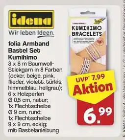 Famila Nord Ost folia Armband Bastel Set Kumihimo Angebot