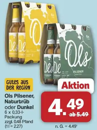 Famila Nord West Ols Pilsener, Naturtrüb oder Dunkel Angebot