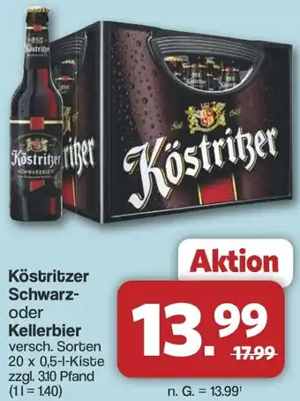 Famila Nord West Köstritzer Schwarz- oder Kellerbier Angebot