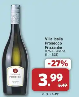 Famila Nord West Villa Italia Prosecco Frizzante Angebot