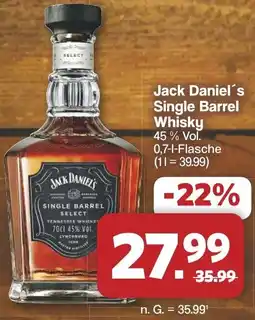 Famila Nord West Jack Daniel's Single Barrel Whisky Angebot