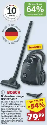 Famila Nord West BOSCH Bodenstaubsauger BGDS2BA1 Angebot