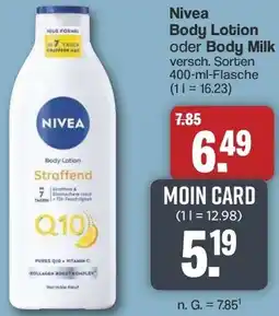 Famila Nord West Nivea Body Lotion oder Body Milk Angebot