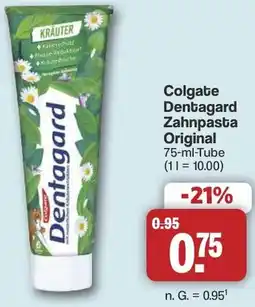 Famila Nord West Colgate Dentagard Zahnpasta Original Angebot