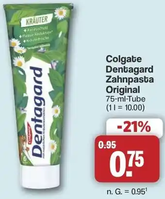 Famila Nord West Colgate Dentagard Zahnpasta Original Angebot